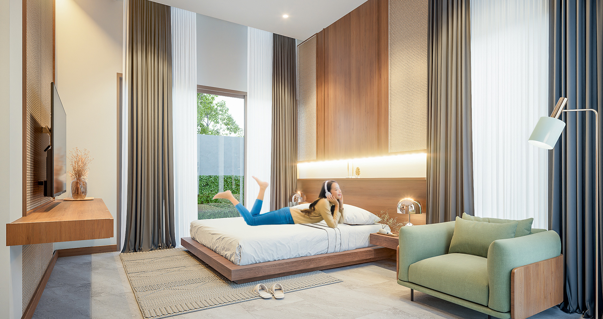 Modern minimalist aesthetic